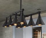 工业风创意个性水管吊灯loft酒吧吊灯咖啡店吧台网吧复古灯饰