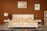 特价双人床储物床高箱床1.8米 1.5米2米板式床带抽屉收纳床宜家