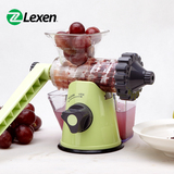 Lexen手动榨汁机 手摇榨汁器婴儿原汁机蔬菜水果汁机出口小麦草机