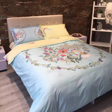 公主床上四件套韩式全棉纯棉1.5m床双人粗布床单被套夏季家纺床品
