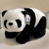 大熊猫公仔 正版阿盘达panda仿真熊猫抱抱熊玩具毛绒布娃娃 礼物