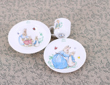出口英国正品彼得兔儿童餐具/礼品/礼物/餐具套装原单/创意盘子碗