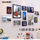 香港挂画 个性海报画 老街景壁画 奶茶店相片墙 港式茶餐厅装饰画