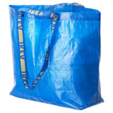 IKEA正品 宜家代购 弗拉塔 搬运袋 编织袋 购物袋 中号大号 蓝色
