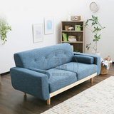 日式现代简约小户型客厅卧室实木创意单人双人三人布艺沙发椅组合