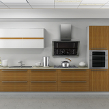 居里亚整体橱柜定做现代简约双饰面板橱柜定制开放式厨房厨柜装修