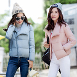2016冬装新款短款羽绒棉衣女长袖外套棉袄韩版修身显瘦面包服棉服