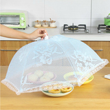 创意居家厨房日用品百货大号可折叠菜罩餐桌盖菜防尘饭菜盖食物罩