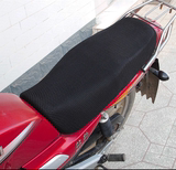 摩托车3D蜂窝网坐垫套豪爵125钻豹防晒座套雅马哈125隔热透气包邮