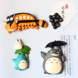 日本超逼真可爱宫崎骏龙猫家族立体树脂厨房装饰冰箱贴磁贴黑板贴