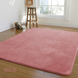 欧式超柔珊瑚绒纯色抗过敏地毯客厅茶几沙发地垫瑜伽垫家用可机洗