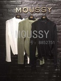 moussy/2016春季新款蕾丝透视超薄镂空针织衫毛衣正品代购70-0240