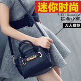 包包2016新款手提 斜挎包 韩版女包时尚铂金包旋锁包蝙蝠单肩小包