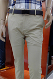 专柜一等品九牧王JB1621415修身版16年夏聚酯纤维加棉洗水休闲裤