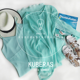 KUBERAS独家定制2016女夏装新款穿上你就是气质女神 防晒透视套装