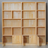 2013特价包邮实木书柜自由组合书柜书橱1.8M超大容量储物柜置物架