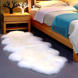 澳洲纯羊毛地毯卧室客厅整张羊皮羊毛沙发垫坐垫飘窗垫羊毛毯特价