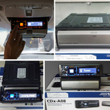 正品阿尔派汽车CD机阿尔派CDX-A08车载音响CD机分体式汽车CD机头