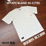WLSS复刻 WTAPS Tee BLANK SS-C/TEE.COTTON 口袋T恤 余文乐款