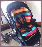 【天天特价】婴儿推车坐垫 儿童彩虹双面座垫 宝宝餐椅通用棉垫