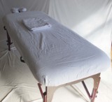 法兰绒三件套 按摩床罩 床单 头枕套 床罩  白色 美容床专用 包