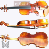 虎纹 普花 中档小提琴 枣木配件 天然虎纹 手工制作 乐器