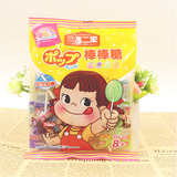 正宗日本不二家棒棒糖多味组合水果奶糖办公休闲学生儿童糖果8支