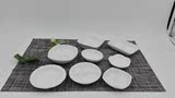 日式小碟子创意陶瓷方形调味碟酱油碟火锅酱料碟芥末碟子双格酒店