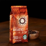 代购STARBUCKS星巴克中度烘焙BREAKFASTBLEND早餐综合咖啡豆包邮
