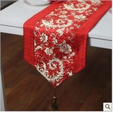 桌旗中国传统餐桌垫 现代长条茶几垫台布桌布餐垫高档床旗
