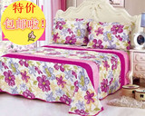 韩国床盖三件套高档欧式变色龙真丝滑料外贸原单床罩绗缝被立体