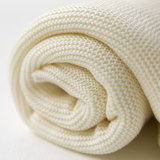 外贸宜家风简约纯色针织夏季薄毛毯空调盖毯白色拍照摄影背景布毯