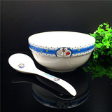 汤碗 陶瓷大号家用8寸吃面碗韩式碗卡通可爱汤盆创意餐具微波炉