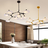 北欧设计师后现代吊灯亚克力灯现代创意客厅灯餐厅卧室树枝形吊灯