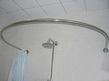 比非勒 U形不锈钢浴帘杆 浴室杆 U形杆 可订做各种尺寸