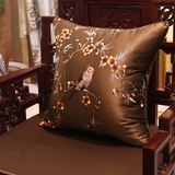 中式红木沙发坐垫圈椅罗汉床实木仿古家具加厚海绵座垫定制套纯色