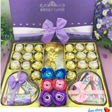 进口费列罗德芙白巧克力礼盒装送女友老婆生日七夕情人节浪漫礼物