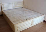 广州定做实木/松木家具儿童床衣柜床双人床单人床气动杆箱床