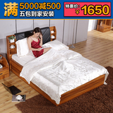 床简约现代储物床收纳床1.5米高箱床1.8米双人床抽屉床卧室板式床