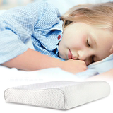 天然乳胶枕头 儿童护颈定型枕头  天鹅绒枕套乳胶枕头