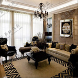 时尚欧式中式美式样板间地毯沙发茶几客厅地毯卧室书房手工地毯