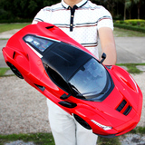 超大遥控模型法拉利汽车方向盘充电动车高速漂移赛车跑车儿童玩具