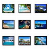 海边风景装饰画客厅挂画沙发电视背景墙壁画巴厘岛夏威夷沙滩壁画