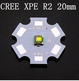 ( 铝基板直径20MM 16mm) CREE XPE R2灯泡XPE白光 手电筒 LED灯珠