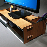 5毫米加厚实木置物架收纳整理支架桌面电脑显示器增高架置纳盒
