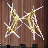 空间设计师的后现代树枝人字树杈餐厅灯 时尚个性LED客厅创意吊灯
