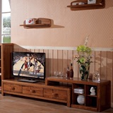 新款乌金木电视柜地柜组合 现代中式客厅家具 全实木个性电视机柜