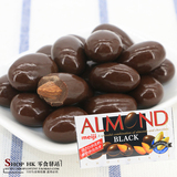 日本进口 meiji明治杏仁夹心黑巧克力 巧克力豆 84g 休闲零食品