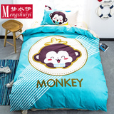 儿童床上用品男孩韩式床上四件套纯棉卡通三件套全棉套件床单被套