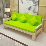 新款实木沙发床1.2米1.5推拉多功能两用可折叠储物宜家双人简约